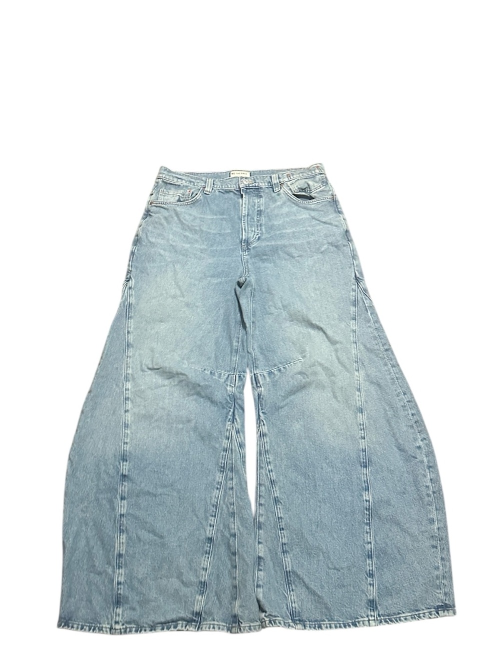 We The Free Wide-Leg High Waist Jeans – Statement Panelled Denim. - Picture 3 of 16
